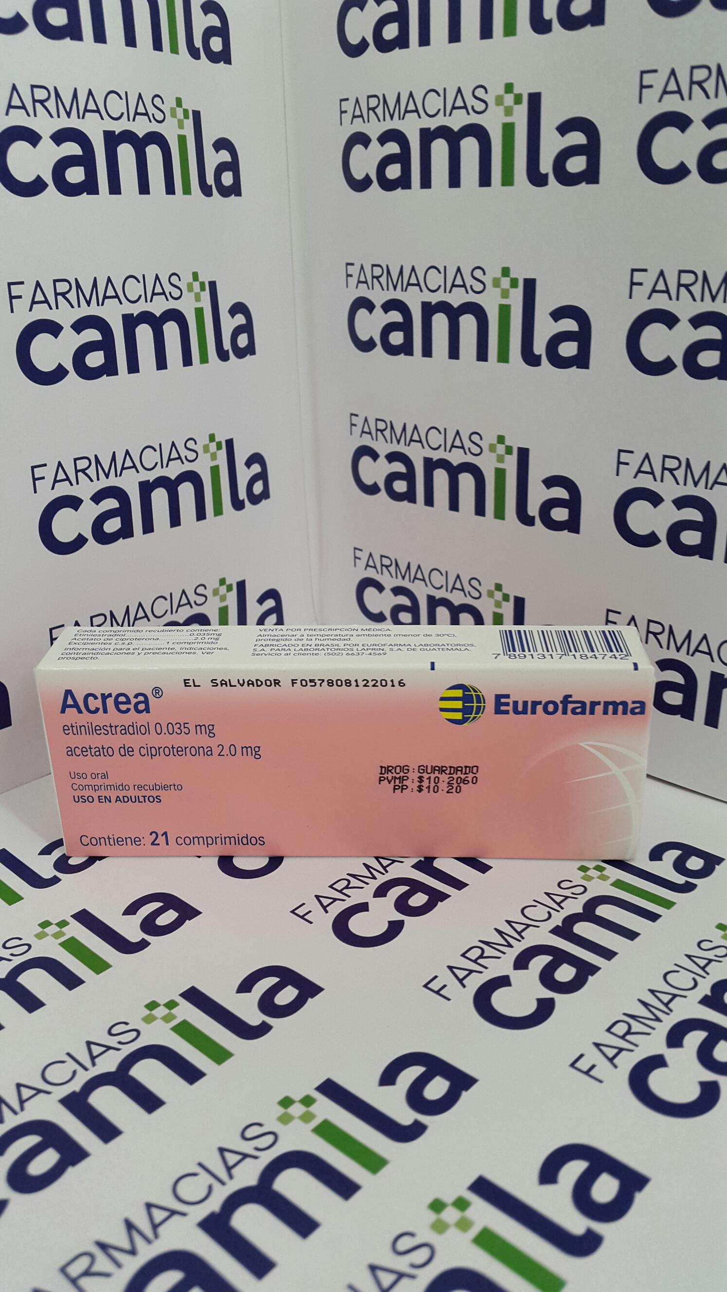 ACREA 0.035MG/2.0MG X 21 COMPRIMIDOS