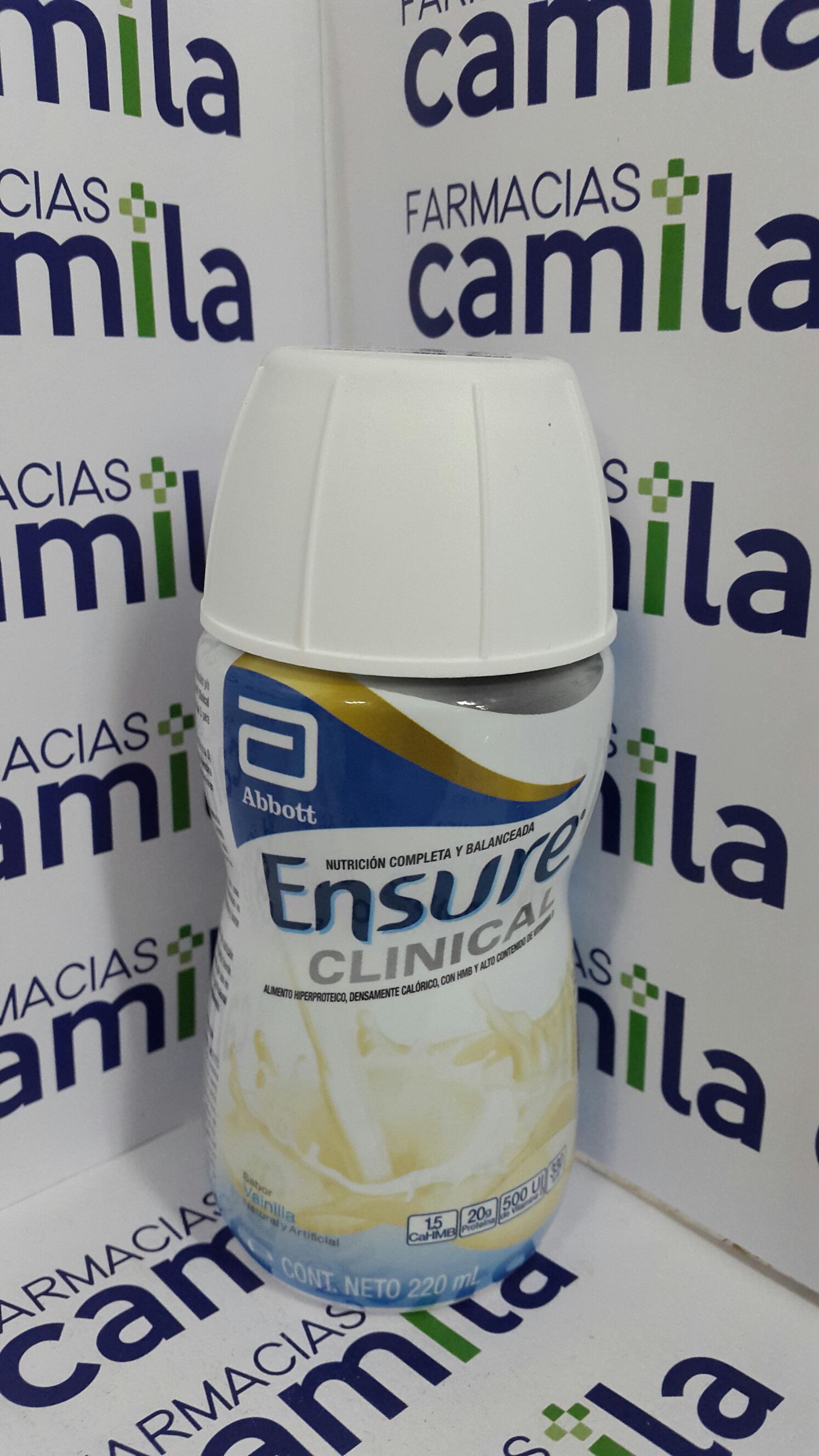 ENSURE CLINICAL VAINILLA X 220ML